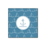 Rope Sail Boats Wood Print - 12x12 (Personalized)