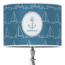 Rope Sail Boats Drum Lamp Shade (Personalized)