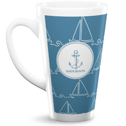 Rope Sail Boats Latte Mug (Personalized)