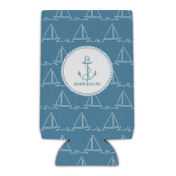 Rope Sail Boats Can Cooler (16 oz) (Personalized)