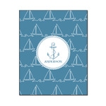 Rope Sail Boats Wood Print - 16x20 (Personalized)