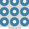 Rope Sail Boats 2" Multipurpose Round Labels - Sheet