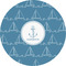 Rope Sail Boats 2" Multipurpose Round Labels - Single Sticker