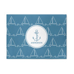 Rope Sail Boats 5' x 7' Patio Rug (Personalized)