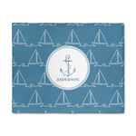 Rope Sail Boats 8' x 10' Patio Rug (Personalized)