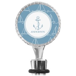 Rope Sail Boats Wine Bottle Stopper (Personalized)