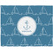 Rope Sail Boats Burlap Placemat