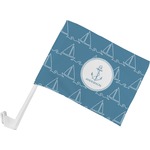 Rope Sail Boats Car Flag - Small w/ Name or Text