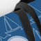 Rope Sail Boats Closeup of Tote w/Black Handles