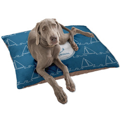 Rope Sail Boats Dog Bed - Large w/ Name or Text