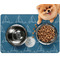 Rope Sail Boats Dog Food Mat - Small LIFESTYLE