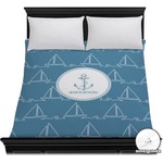 Rope Sail Boats Duvet Cover - Full / Queen (Personalized)