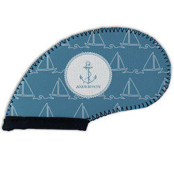 Rope Sail Boats Golf Club Iron Cover - Single (Personalized)