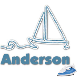 Rope Sail Boats Graphic Iron On Transfer - Up to 6"x6" (Personalized)