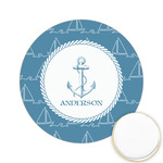 Rope Sail Boats Printed Cookie Topper - 2.15" (Personalized)