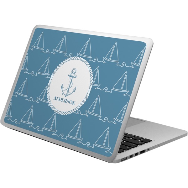 Custom Rope Sail Boats Laptop Skin - Custom Sized (Personalized)