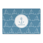 Rope Sail Boats Large Rectangle Car Magnet (Personalized)