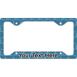 Rope Sail Boats License Plate Frame - Style C (Personalized)