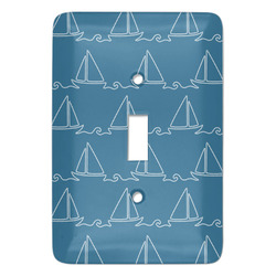 Rope Sail Boats Light Switch Cover (Single Toggle)