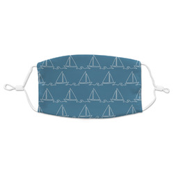 Rope Sail Boats Adult Cloth Face Mask - Standard