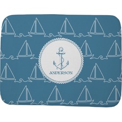 Rope Sail Boats Memory Foam Bath Mat - 48"x36" (Personalized)