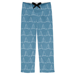 Rope Sail Boats Mens Pajama Pants - M