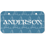 Rope Sail Boats Mini/Bicycle License Plate (2 Holes) (Personalized)