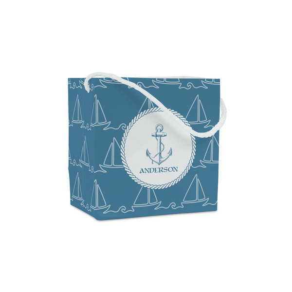 Custom Rope Sail Boats Party Favor Gift Bags - Matte (Personalized)