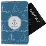 Rope Sail Boats Passport Holder - Fabric (Personalized)