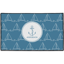 Rope Sail Boats Door Mat - 60"x36" (Personalized)