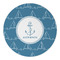 Rope Sail Boats Round Paper Coaster - Approval