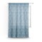Rope Sail Boats Sheer Curtain With Window and Rod