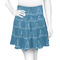 Rope Sail Boats Skater Skirt - Front