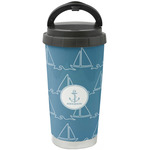 Rope Sail Boats Stainless Steel Coffee Tumbler (Personalized)