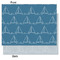 Rope Sail Boats Tissue Paper - Heavyweight - Medium - Front & Back