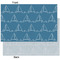 Rope Sail Boats Tissue Paper - Heavyweight - XL - Front & Back