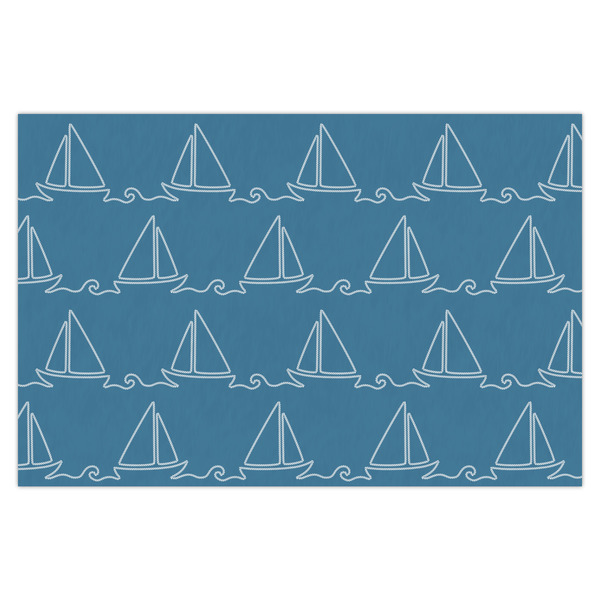 Custom Rope Sail Boats X-Large Tissue Papers Sheets - Heavyweight