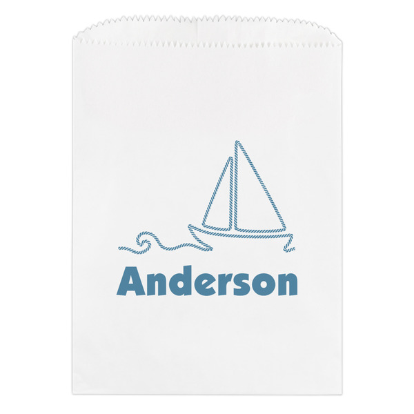 Custom Rope Sail Boats Treat Bag (Personalized)