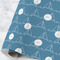 Rope Sail Boats Wrapping Paper Roll - Matte - Large - Main