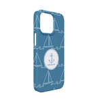 Rope Sail Boats iPhone Case - Plastic - iPhone 13 Mini (Personalized)