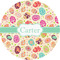 Easter Eggs 1" Multipurpose Round Labels - Single Sticker