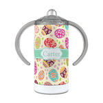 Easter Eggs 12 oz Stainless Steel Sippy Cup (Personalized)