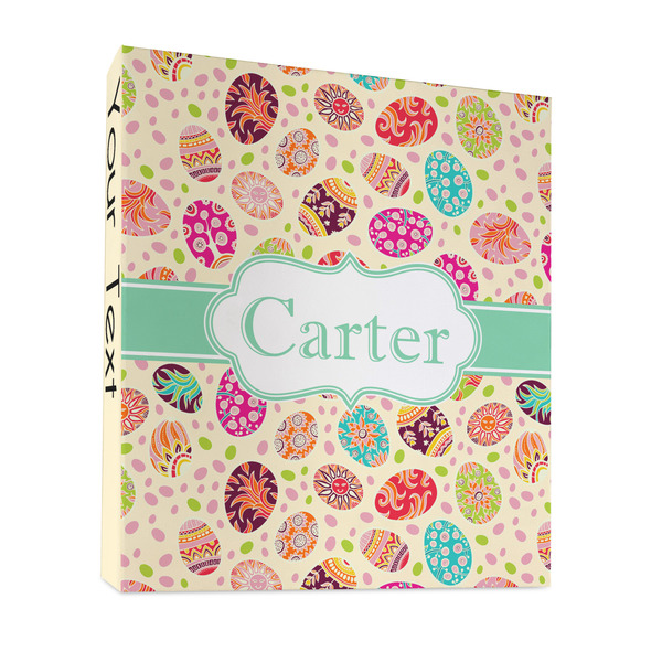 Custom Easter Eggs 3 Ring Binder - Full Wrap - 1" (Personalized)