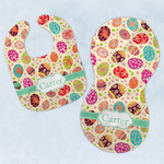 Easter Eggs Baby Bib & Burp Set w/ Name or Text