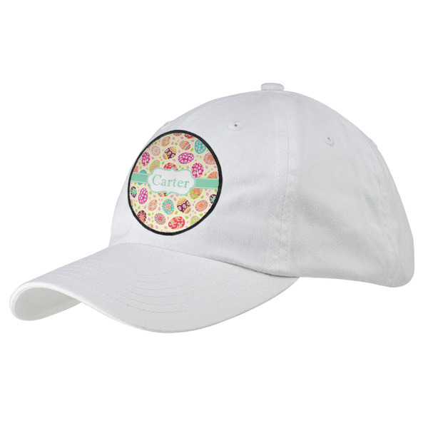 Custom Easter Eggs Baseball Cap - White (Personalized)