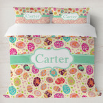 Easter Eggs Duvet Cover Set - King (Personalized)