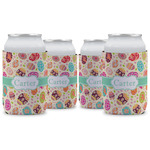 Easter Eggs Can Cooler (12 oz) - Set of 4 w/ Name or Text