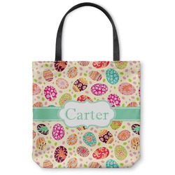 Easter Eggs Canvas Tote Bag - Medium - 16"x16" (Personalized)