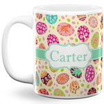 Easter Eggs 11 Oz Coffee Mug - White (Personalized)