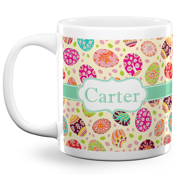 Custom Easter Eggs 20 Oz Coffee Mug - White (Personalized)